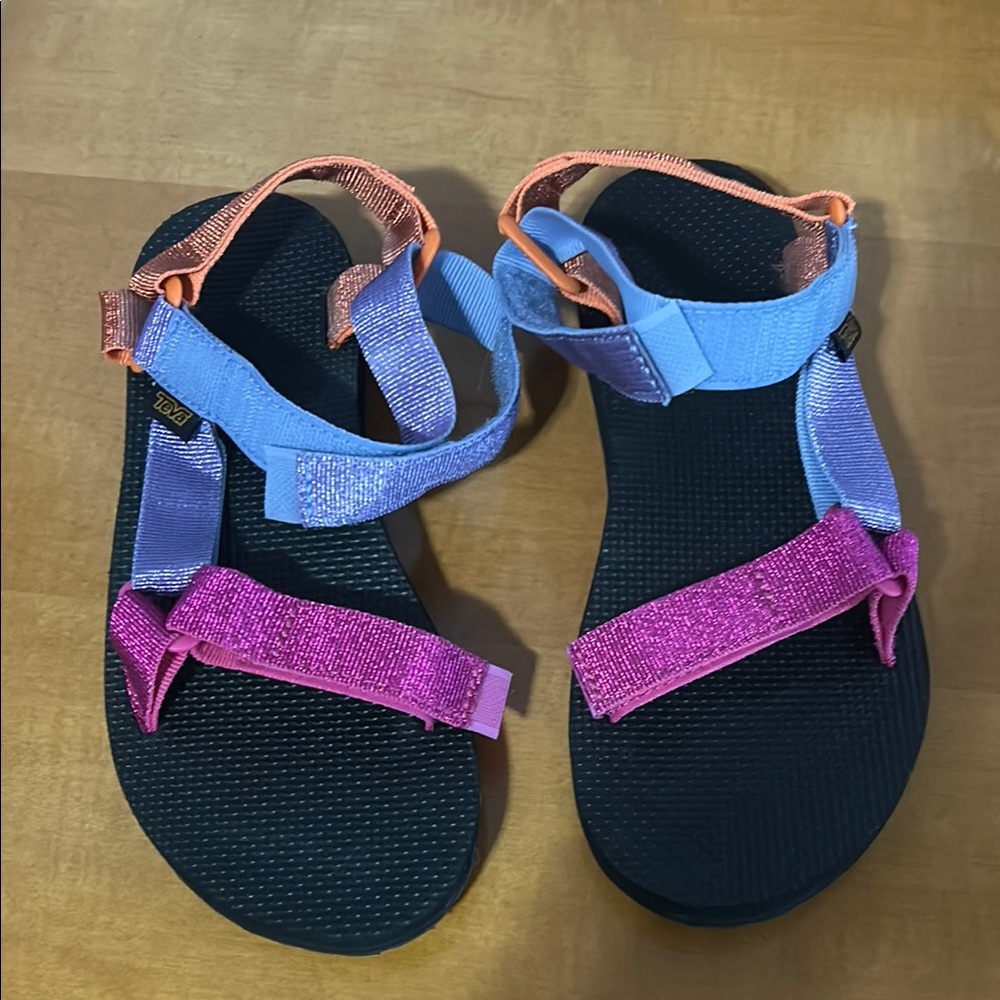 Teva Multicolor Sandals with Sparkly Straps